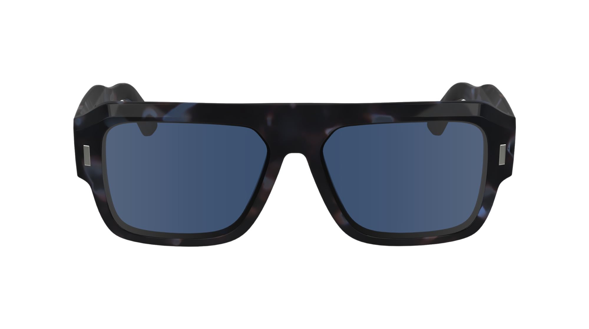 Calvin Klein Unisex Adult Sunglasses CK24501S - Blue Havana with Solid Blue Lens