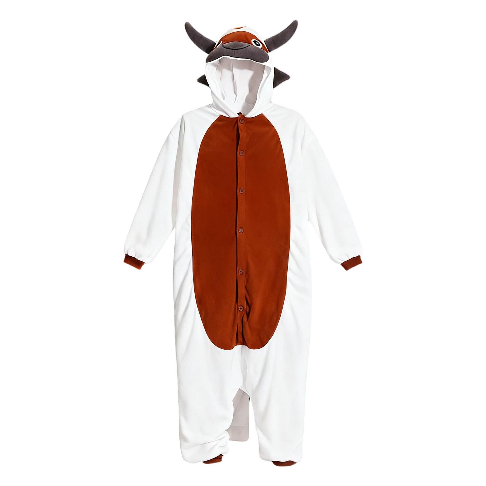 Generico Pigiama Intero Donna Animali, Tuta da Casa Donna Onesies Morbido E Caldo Pigiami Animali Invernali in Flanella Monopezzo Ideale Regalo per Costume Carnevale Halloween Natale