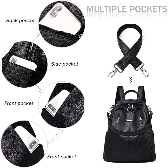 Image of TEXTREE Mini Small BackPack Daypack for Womens Girls Sequins Mini Small Travelling Outdoor Picnic School College Office Casual Daily use