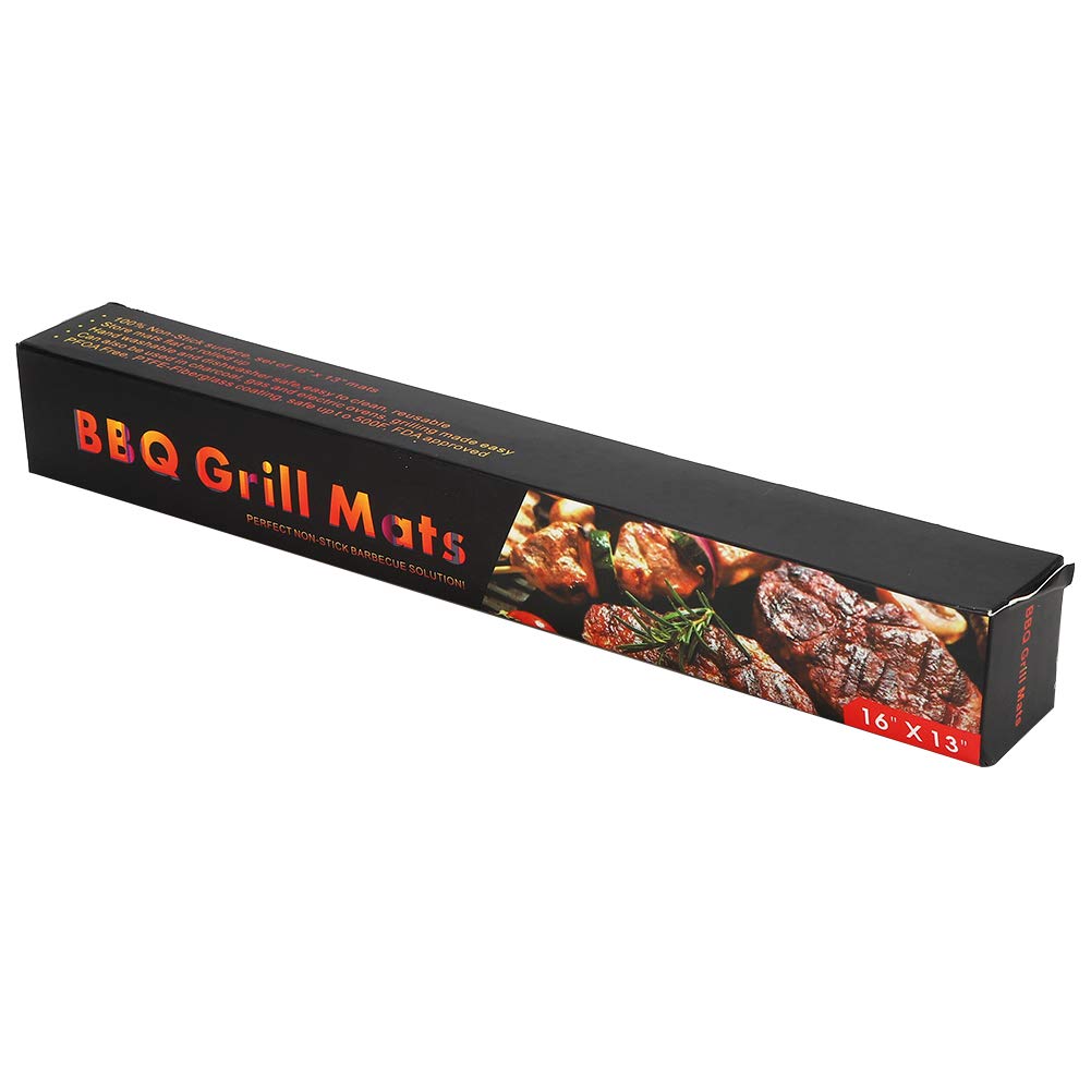 BBQ Grill Mat 5Pcs Barbecue Mat Grill Toppers
