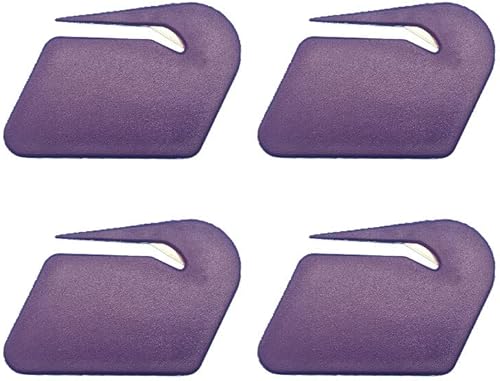 4PCS Color Selection Letter Opener, Safety, Convenience, Out of The Sharp Knife (Purple)