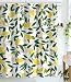Lifeel Lemon Shower Curtains,Funny Fruit Design Fabric Summer Shower Curtain Set with 12 Hooks,Green White72"×72"