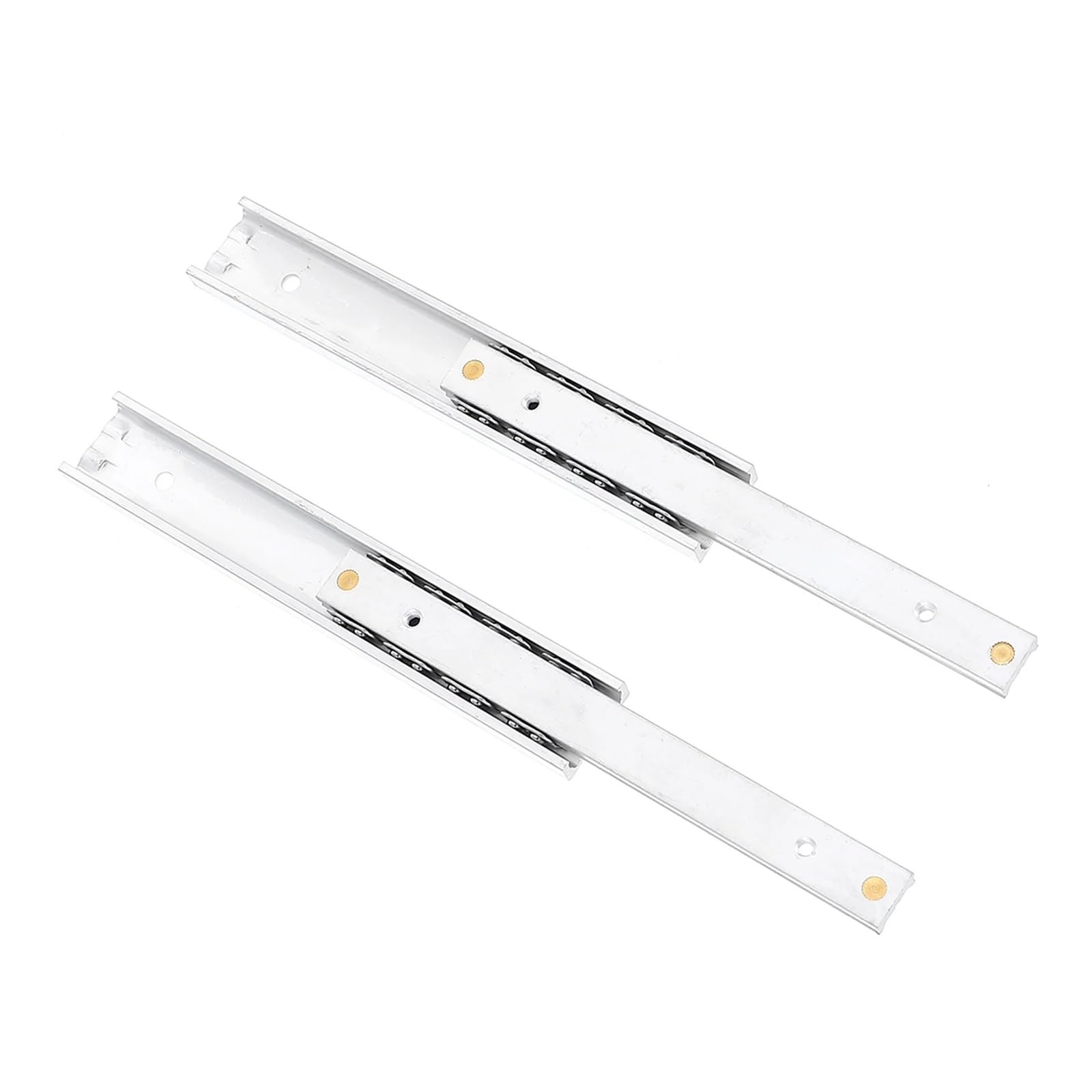 Opigjufd One Color Drawer Slides 2Pcs 16Mm Wide Mini Drawer Slides Bidirectional Tracks Durable Strong Cupboard Cabinet Furniture Extended Rails Hardware For Decor