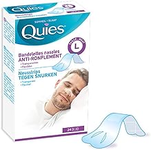Quies Anti-Ronflement 24 Bandelettes Nasales - L