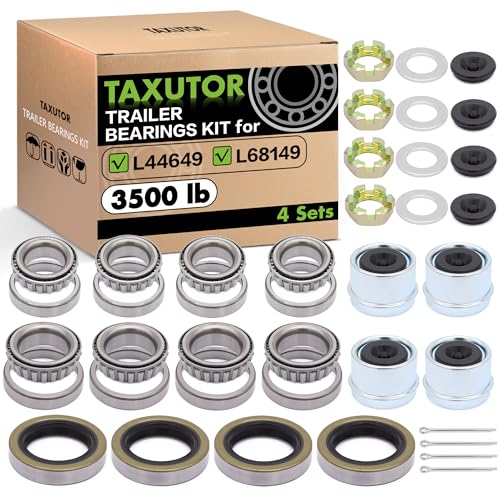 Taxutor 4 set L68149 L44649 trailer bearing kit