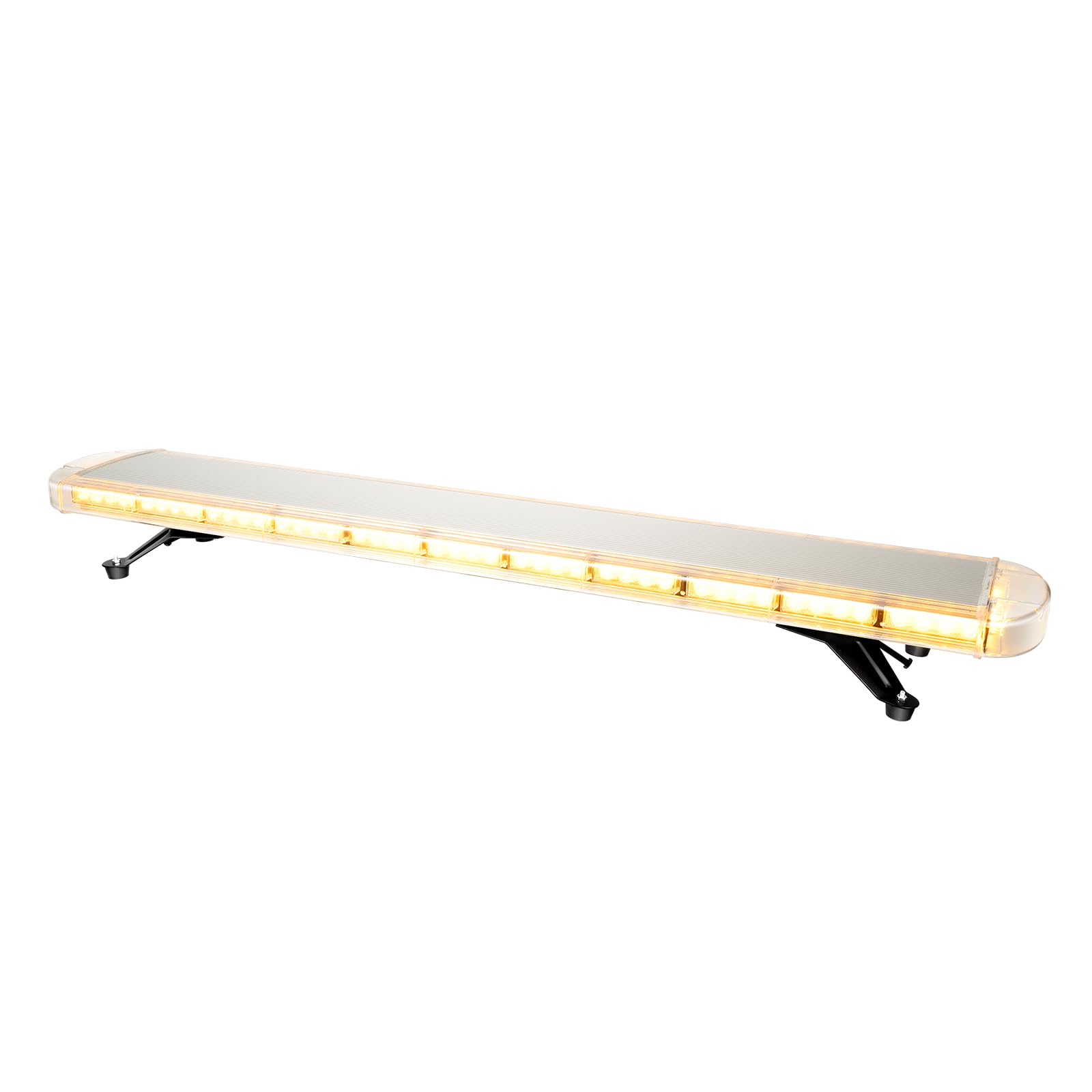 Flash,51 Pulgadas Barra Flash 96 LED Baliza de Emergencia Banda Intermitente Advertencia Camión Remolque de naufragio Ámbar Barra Flash Alta Visibilidad, para Vehículo o Camión Universal