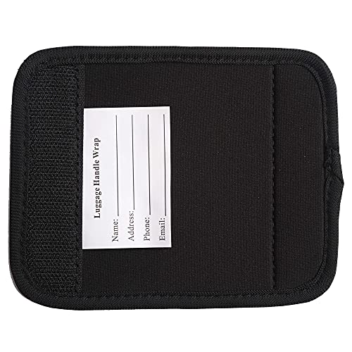 Luggage Handle Wrap for Suitcase Unique Funny Bright Luggage Identifiers Cute Luggage Tags Gift of Travel Accessories-Purple3