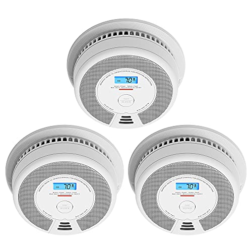 X-Sense Smart Smoke and Carbon Monoxide Detector Combo, Battery-Operated (Not AC Hardwired) Interconnected Combination Smoke Carbon Monoxide Detector,