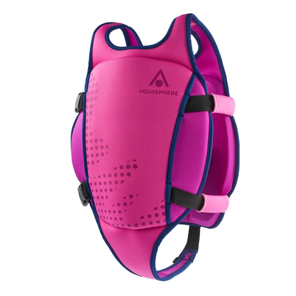 AQUASPHERE Swim Vest | Gilet da nuoto per bambini da 2 a 6 anni, giubbotto di galleggiamento per neonati e bambini, ragazzi e ragazze con fibbie regolabili e cinghie di sicurezza regolabili