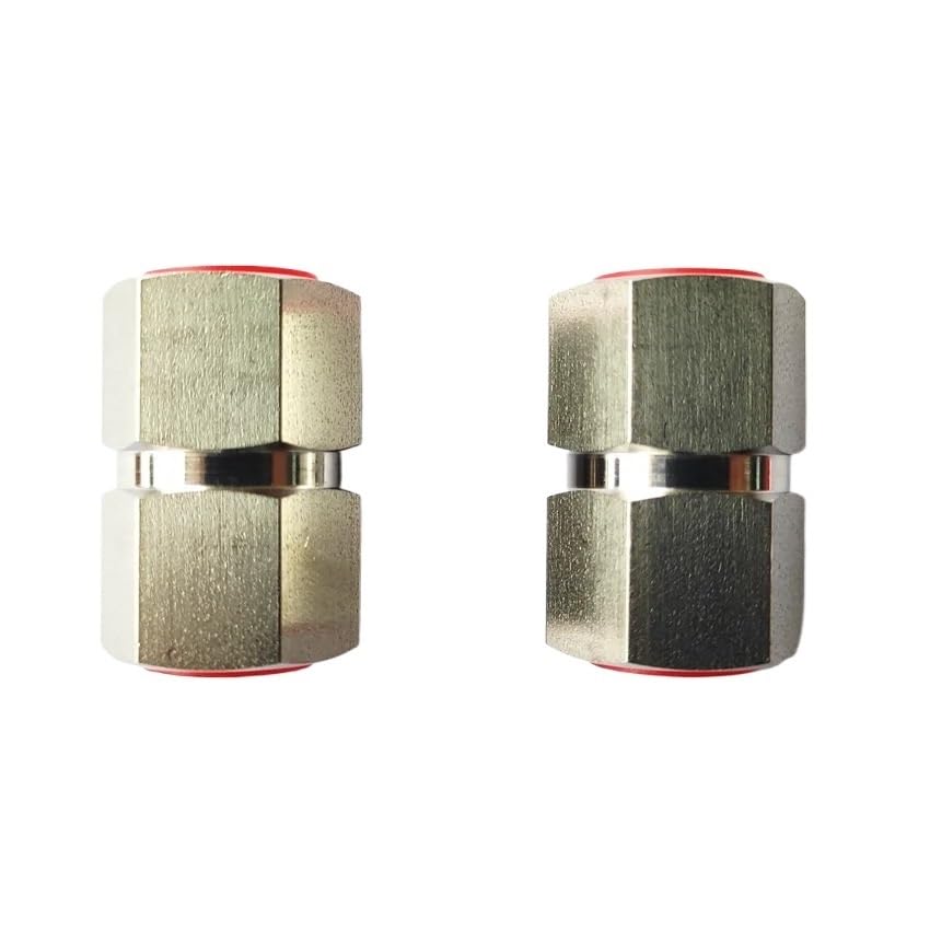 1pc Female NPT BSPT Hex Coupling 1/8" 1/4" 3/8" 1/2" 3/4" Reducer Connector 3000psig 20MPa Pipe Fitting 316 Stainless Steel(NPT (F) x NPT (F),1 in x 0.5 in) Brass Hose