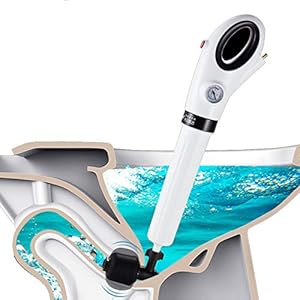 Toilet Plunger, Drain Unblocker, Powerful Manual Pneumatic Dredge Equipment. Applied to Kitchen, Bathroom, Clogged Pipe