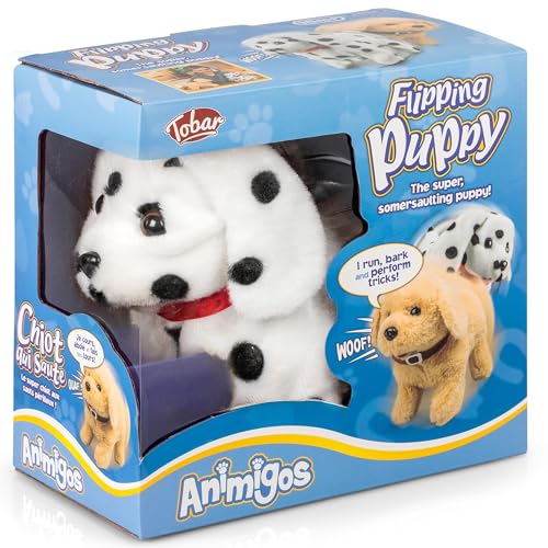Tobar Animigos Flipping Dalmatiner Puppy Elektronisches weiches Hundespielzeug