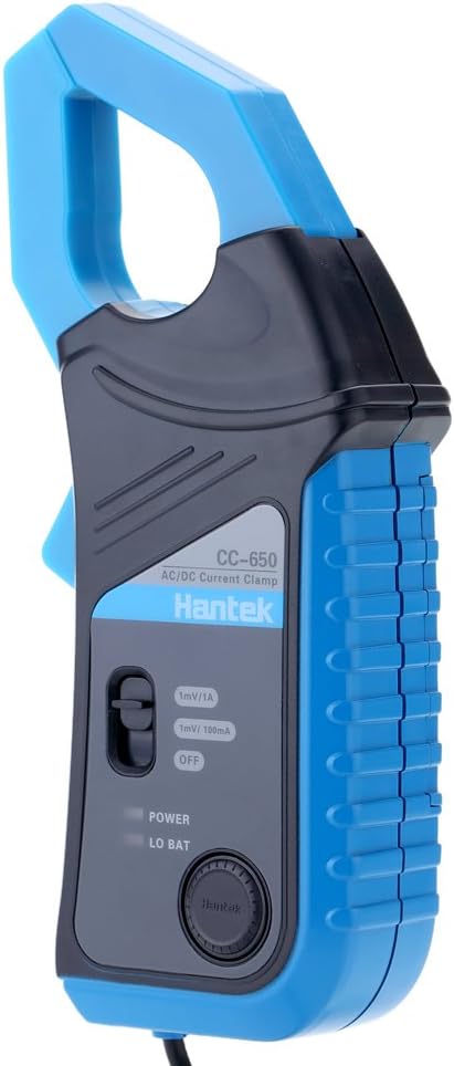 Hantek CC650 AC/DC Current Clamp 400Hz Bandwidth, 1mV/10mA, 650A Auto Oscilloscopes and DMMs, BNC Plug Hantek CC650 AC/DC Current Clamp 400Hz Bandwidth, 1mV/10mA, 650A Auto Oscilloscopes and DMMs, BNC Plug