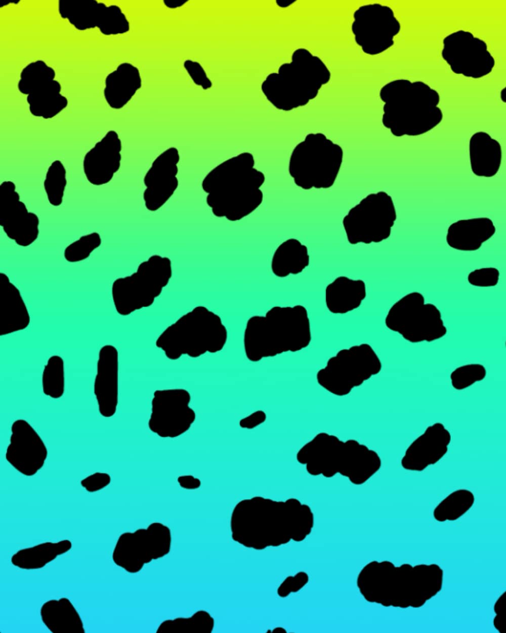 The Carrie Co. Lime Gradient Notebook, 8" x 10", 120 Pages, Matte Finish