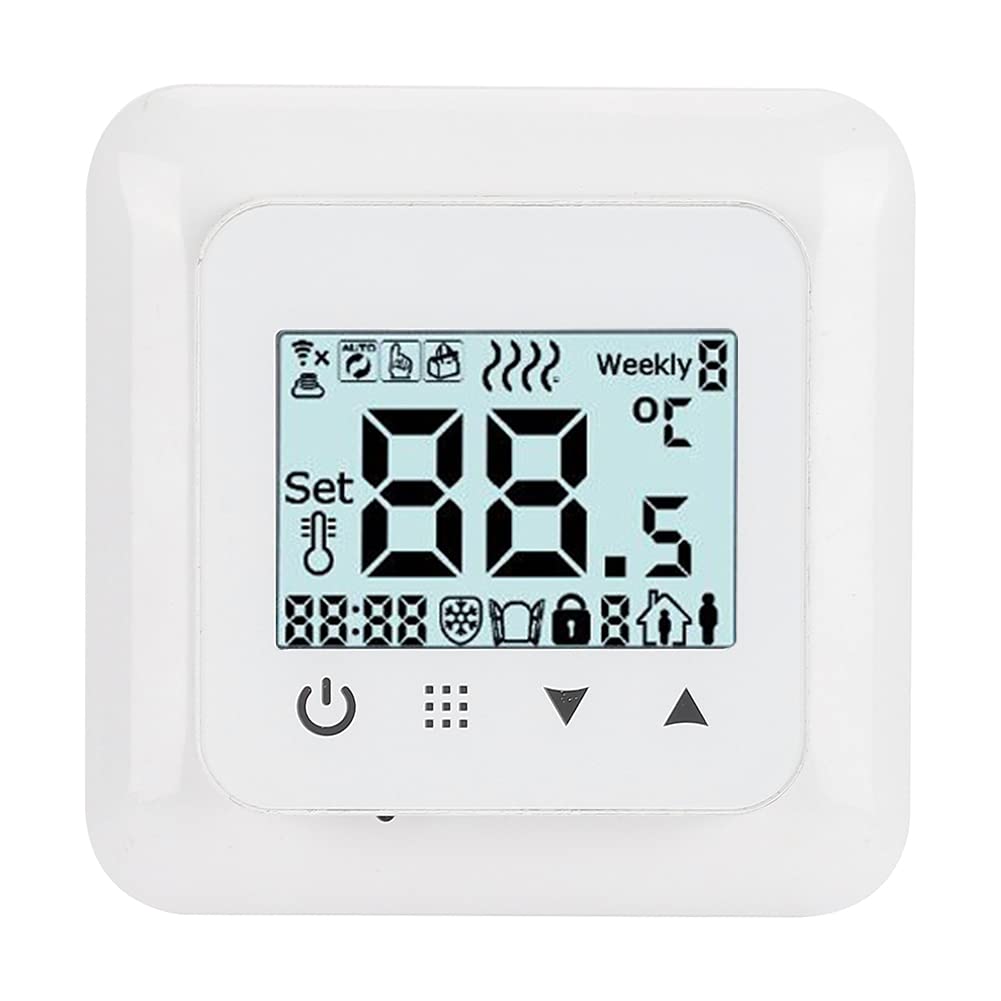 Thermostat de Chauffage Intelligent à écran Tactile, régulateur de température, système de Chauffage au Sol, 90-240V (Standard Type)