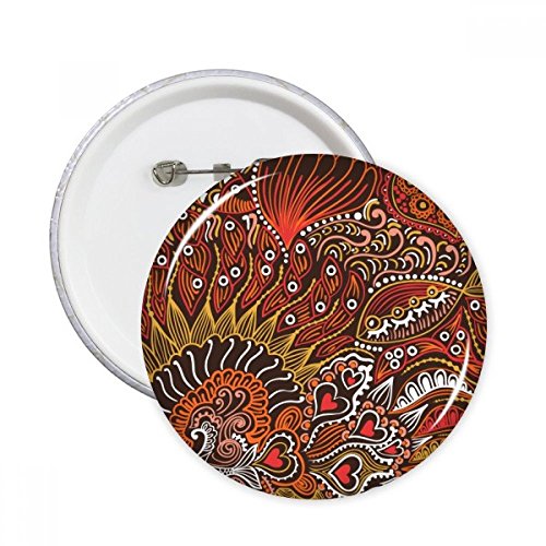 Pins badge poissons DIYthinker rouge : le lot de 5 pièces cadeaux idéal