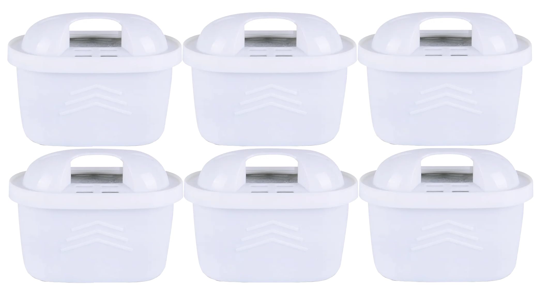 Aquahouse Water Filter Cartridges Compatible With Brita Maxtra & Maxtra+ Water Jugs Including Aluna, Mavea Elemaris, Marella & More (Pack Of 6)