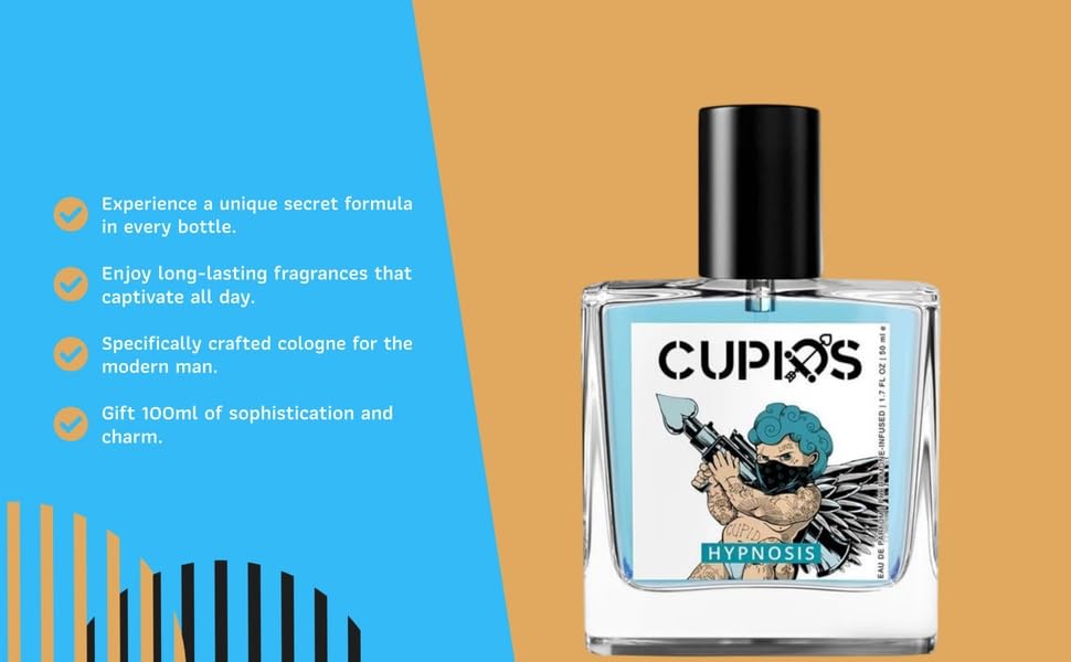 AV Herbal International - Cupid Fragrances Original Cologne for Men with Unique Scent Formula 50ml Perfume, Long Lasting Fragrances (Pack Of 2) - Image 3 thumbnail