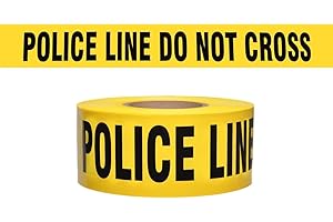 ATERET 3-Inch Police Caution Tape: 1000 Feet of High Visibility Safety Striping