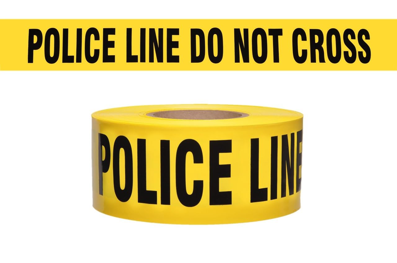 ATERET Premium Yellow Caution Tape I 3 inch x 1000 feet I Harzard Tape w/Bright Yellow & Bold Black Text I 3" Wide for Maximum Readability I Ideal Use for Danger/Hazardous Areas (1-Pack) — Amazon image 9