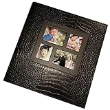 DIY Fotoalbum Fotoalbum 4x6 Fotos Hochzeitsfotoalbum Familienfotoalbumgeschenke Für Vater Und MutterHält 400 Horizontale Und Vertikale Fotos (Color : Black, Size : 33.5×36.7cm)