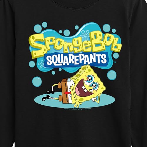 HYBRID APPAREL - Spongebob Squarepants - Stretch Pose - Toddler & Youth Long Sleeve Graphic T-Shirt3