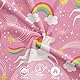 DJDEA Kuscheldecke für Kinder, 130 × 150 cm, Einhorn-Geschenk für Mädchen, super weich und warm, für die ganze Saison nutzbar, vielseitig verwendbar