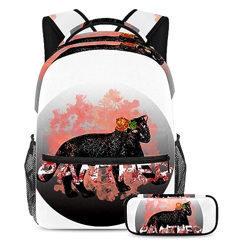 Sac à dos Black Panther pour enfants et adolescents, sac de voyage étudiants