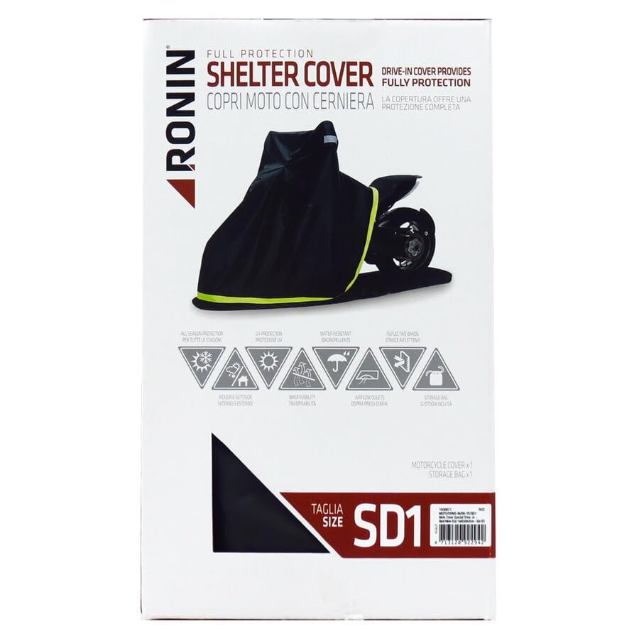 RONIN Telo Coprimoto Impermeabile Anti-UV Drive-In SD2, Moto Scooter 246x127x105 cm