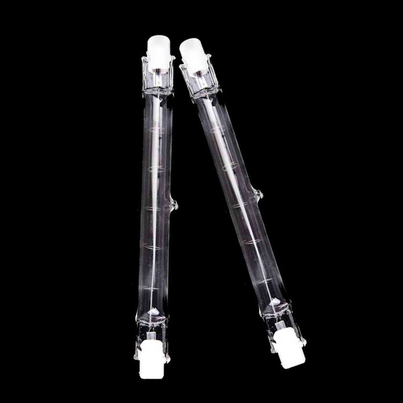 Wolfram-Halogen Leuchtmittel R7S 118MM 100W 230V T3 J Typ Doppelendige lineare Halogenlampe R7S J118 300W Dimmbar Warmweiß 20PC 100W