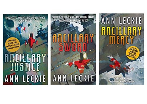 Imperial Radch 3 Book Collection, Books 1-3 - Ancillary Justice, Ancillary Sword and Ancillary Mercy - Ann Leckie Set