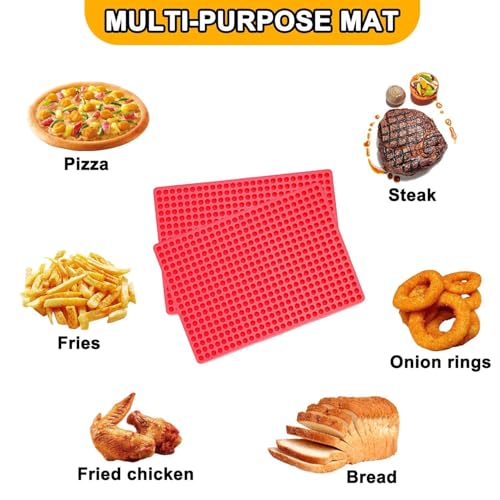 Hundebackmatten Silikon,Hundekekse Backform, 2 Stücke Mini Hemisphäre Leckerli Backmatte für Hunde, Hundeleckerli Backmatte Geeignet für die Zubereitung von Leckerlis für Haustiere 50 Geschenkbox