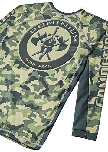 Camisa Rash Guard de Compressão Termica Camuflada Exercito 2810 Jiu Jitsu - G