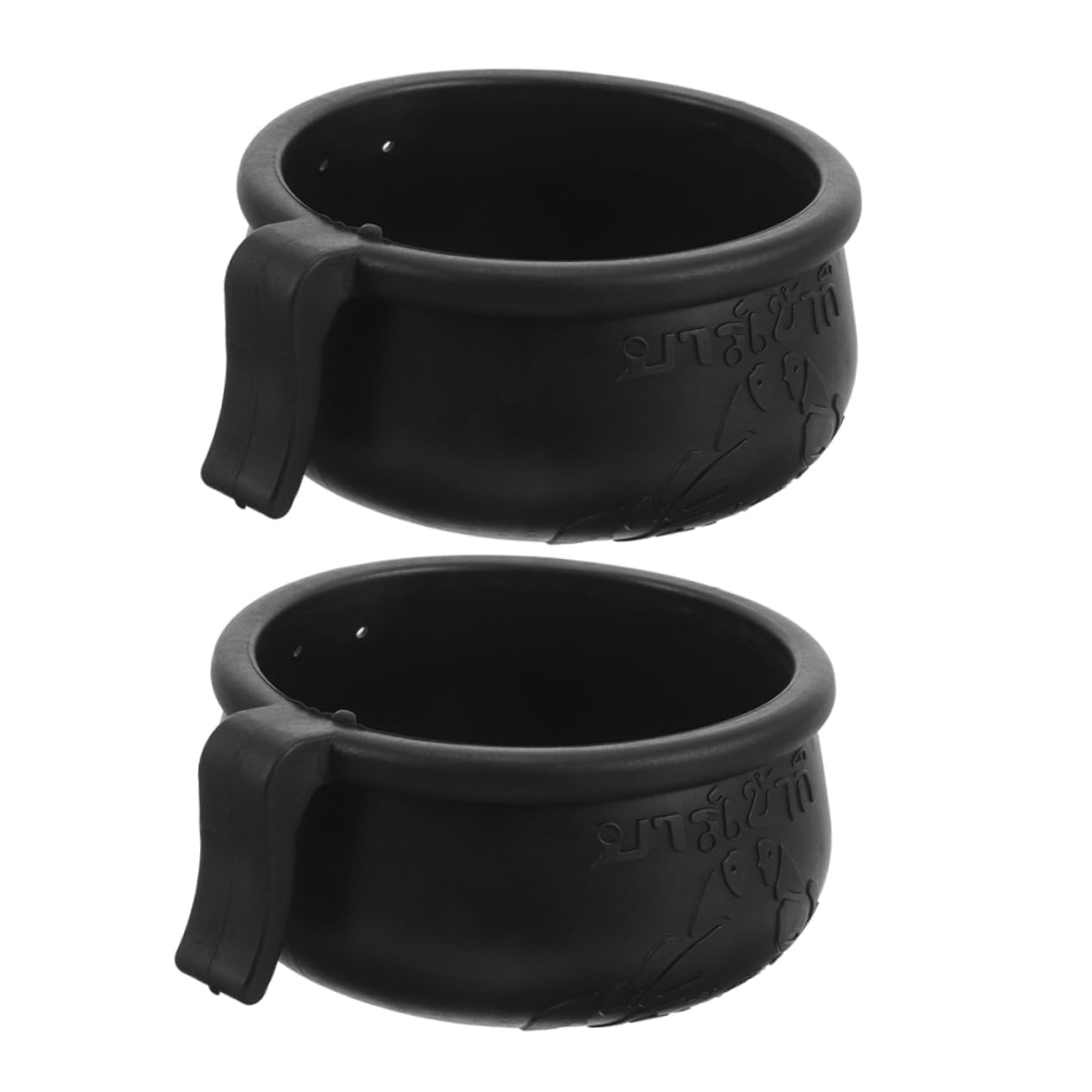 HANABASS 2Sets Hanging Chicken Feeding Cups Pasture Chick Food Water Bowls for Poultry Durable Drinkers for Gamecock and Chickens for Farm Use