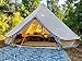 Outdoor Luxury Glamping Bell Tents for Boutique Camping and Occasional Family Camping Trips and Festivals and Human shelter for inhabiting or Leisure(Dia. 5meters)