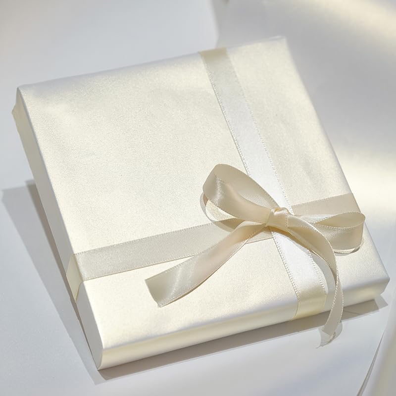 Miniatura 6 de Papel de regalo mate blanco roto, papel de brillo perlado de color sólido, papel de regalo de regalo, blanco roto perfecto para bodas, día de San