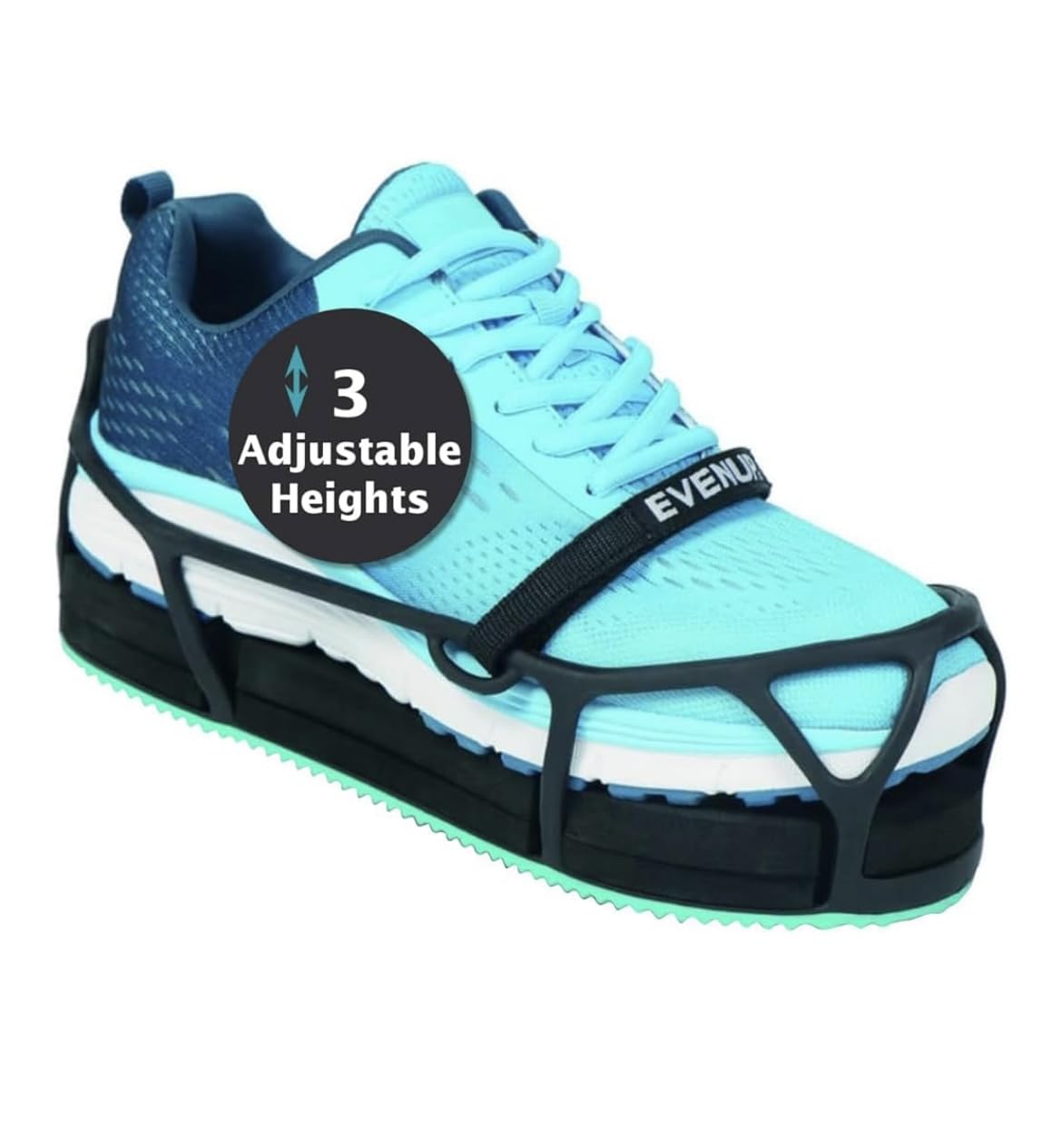 Evenup - Dispositivo de nivelación de extremidades (XL) - Dispositivo único - Izquierda y derecha - equivale a la longitud de las extremidades mientras llevas botas de fractura, zapato médico o