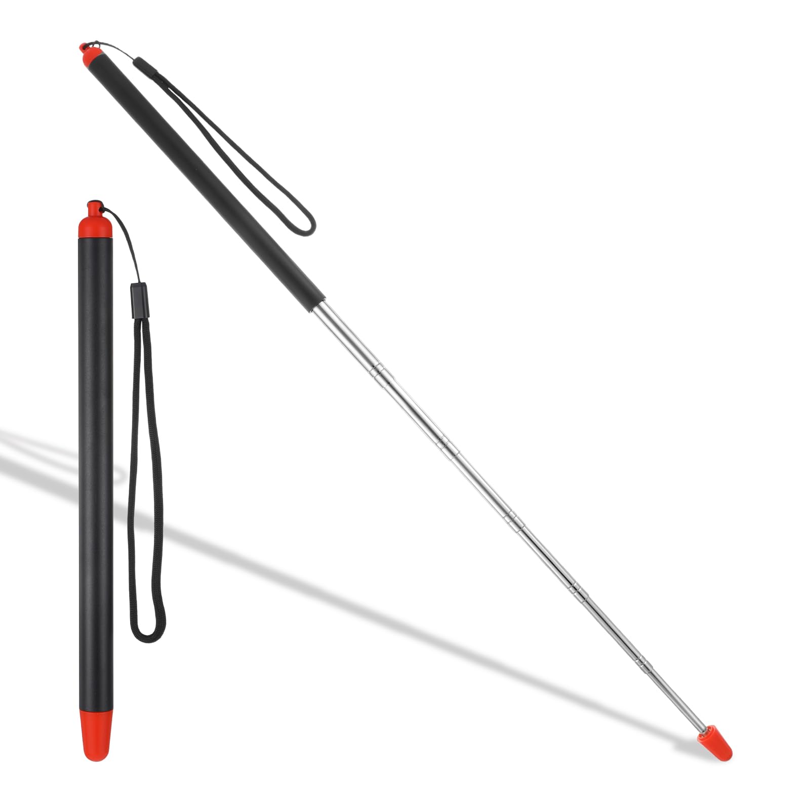 Pointer Finger Stick, Telescopic Teachers Pointer Stick, Expandable whiteboard Pointers, Retractable Teaching-Pointer, Hand-Pointer Extendable, Presentation Sticks for Office, Classroom (47 Inch)