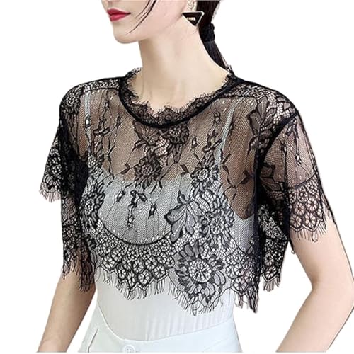 Chemise en dentelle anti-grosseur sous les pulls | Confort col rond