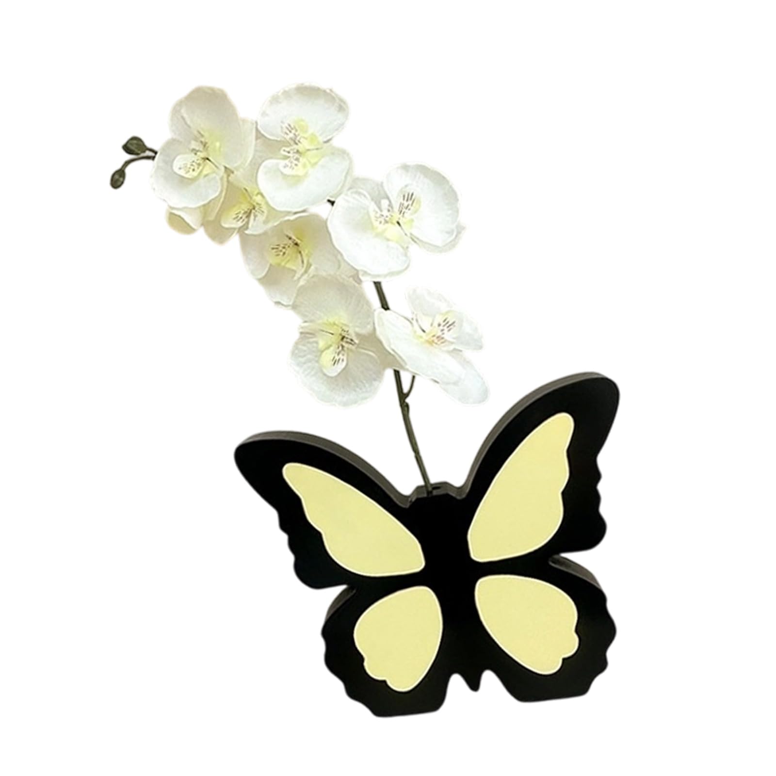 Vase, Decorative Flower Vases for Home Decor Rustics Farmhouse Vases for Table Centerpieces Housewarming Gifts Butterfly Wooden Vase