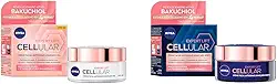 NIVEA Kit Creme Facial Antissinais Cellular Lift Dia FPS 30 50ml + Facial Cellular Expert Lift Antissinais Avançado Noite 50 ml