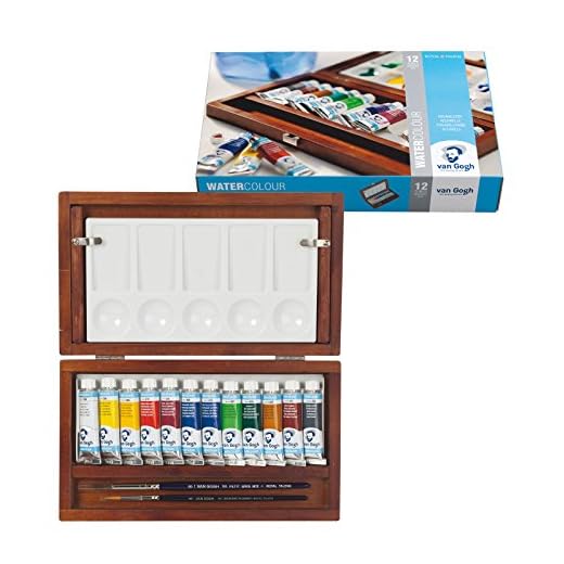 Caja de Madera Acuarela Van Gogh TUBE BOX GWC112