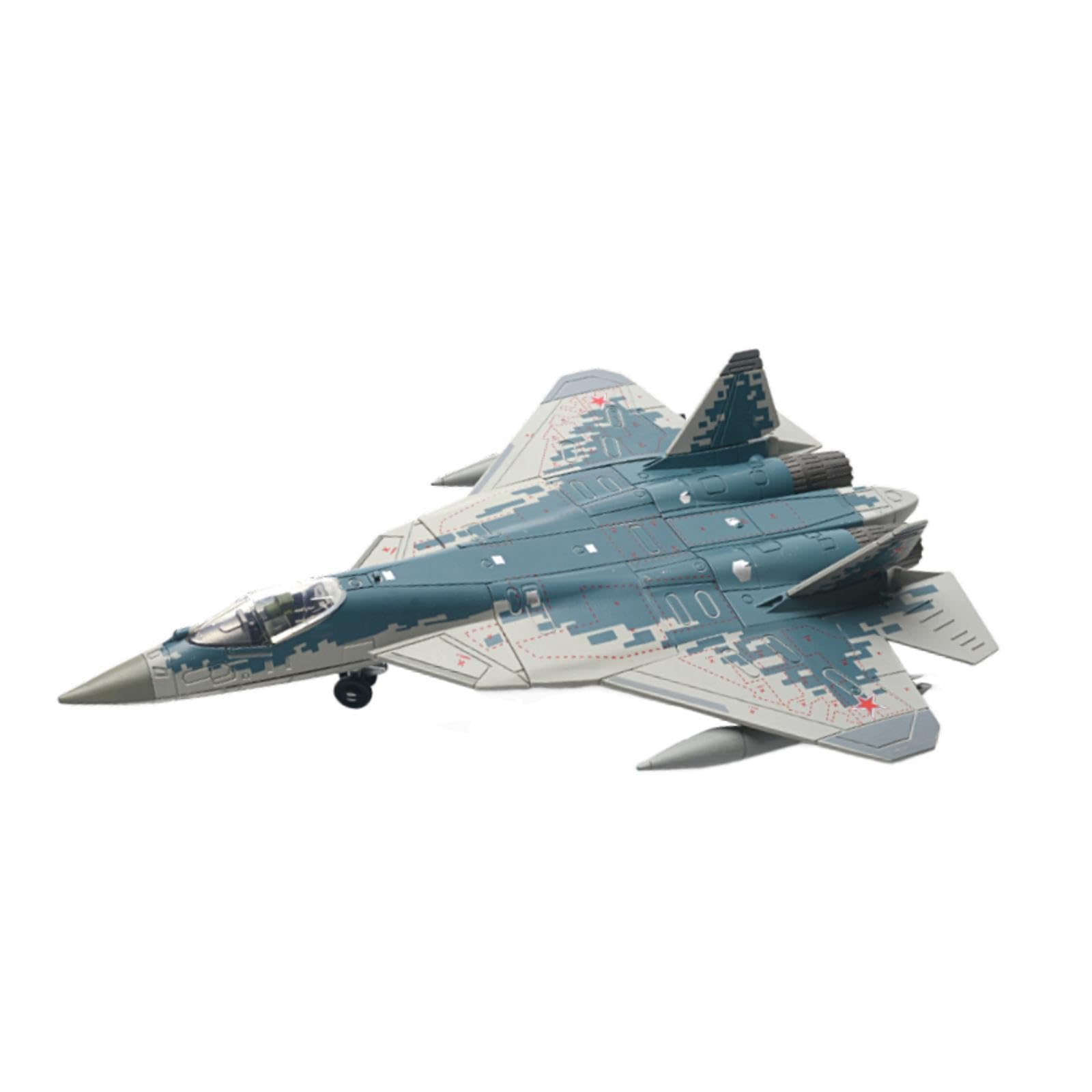 ATORSE™ 1/72 Scale Fighter Model Kit DIY Aircraft Ornament for Bar Bedroom Bookshelf Su57S|Toys & Hobbies | Diecast & Toy Vehicles | Cars, Trucks & Vans | Contemporary Manufacture-picture-16
