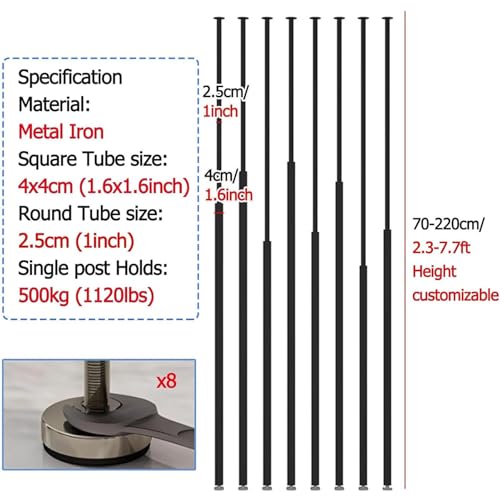 Cloisons de séparation de pièce hauteur 75 cm avec kit fixation - 7