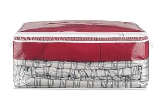 Whitmor's Jumbo Zip Storage Tote - Essential Storage for Blankets, Comforters, and More!