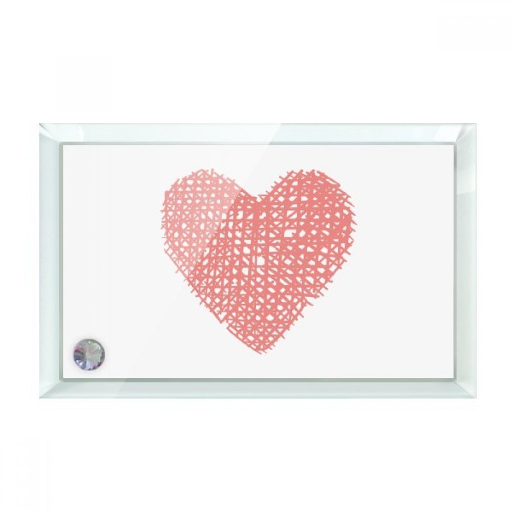 Bureau Cristal Art Peinture Verre 7x5 DIYthinker Saint-Valentin