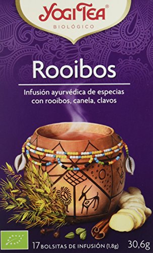 Yogi Tea Infusión de Hierbas Rooibos - 17 bolsitas - [pack de 3]