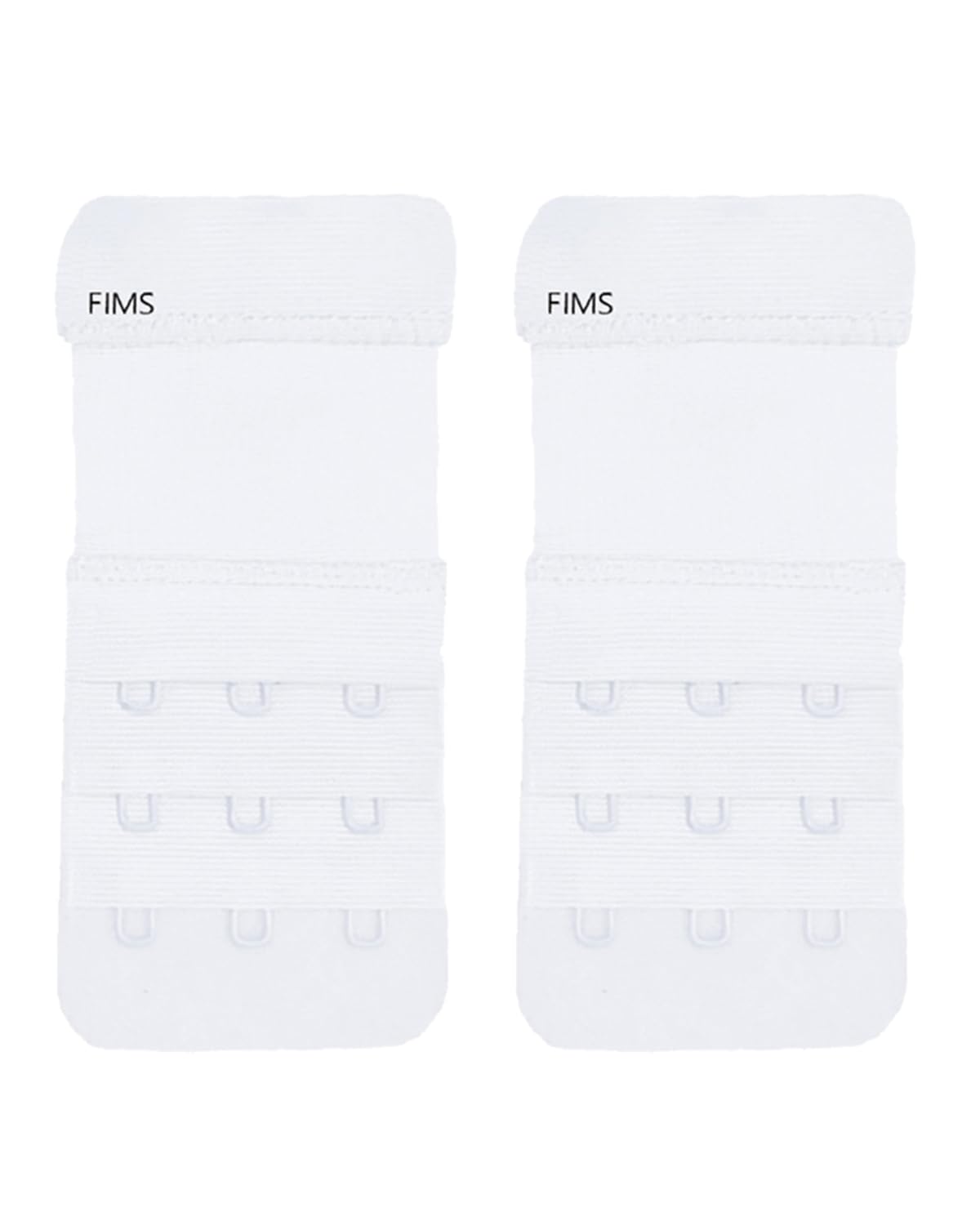 FIMS - Fashion is my style Bra Hook Extender-3 Hook - 3 Eye (with Extra Elastic) Save Your Bra Increase Band Length-Bra Extender Hook-Bra Hooks for Women-Bra Hook Extender Combo