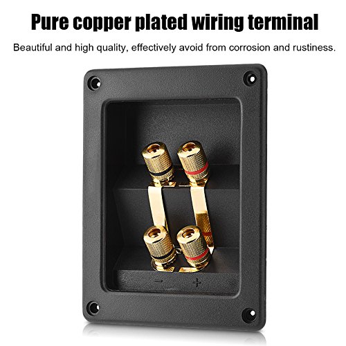 Lautsprecher-Anschluss, 4 Kupferverbindungen, Kabelverbinder, Lautsprecher-Box, Subwoofer-Stecker - Image 6