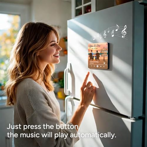Imán decorativo de música personalizado para pareja miniatura 4